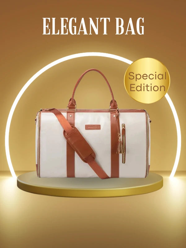 Elegant Voyage Beige Travel Bag - Ordina Facile